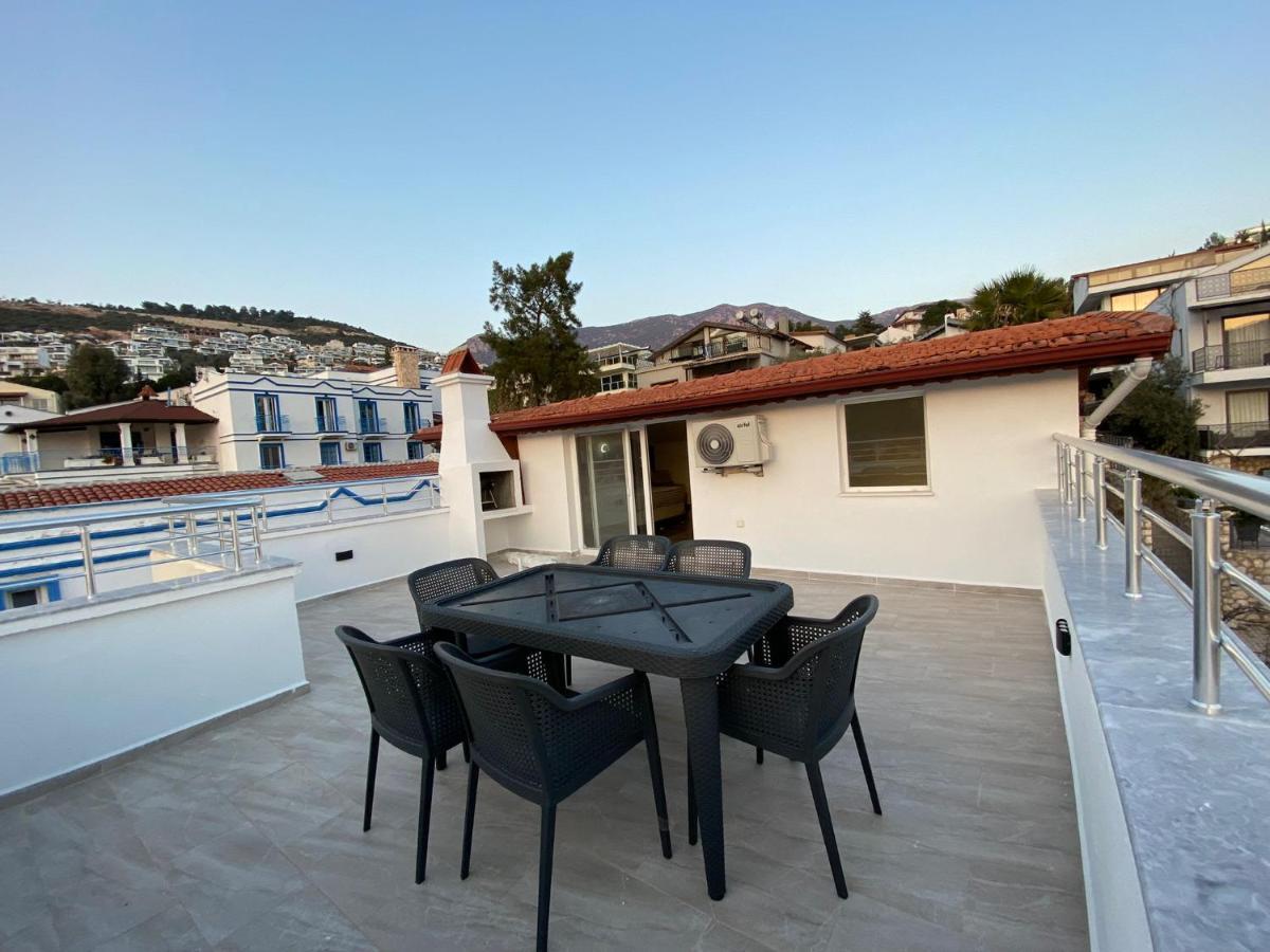 Shared Pool Flat Located 3 Min To Beach In Kalkan Apartment Exterior foto