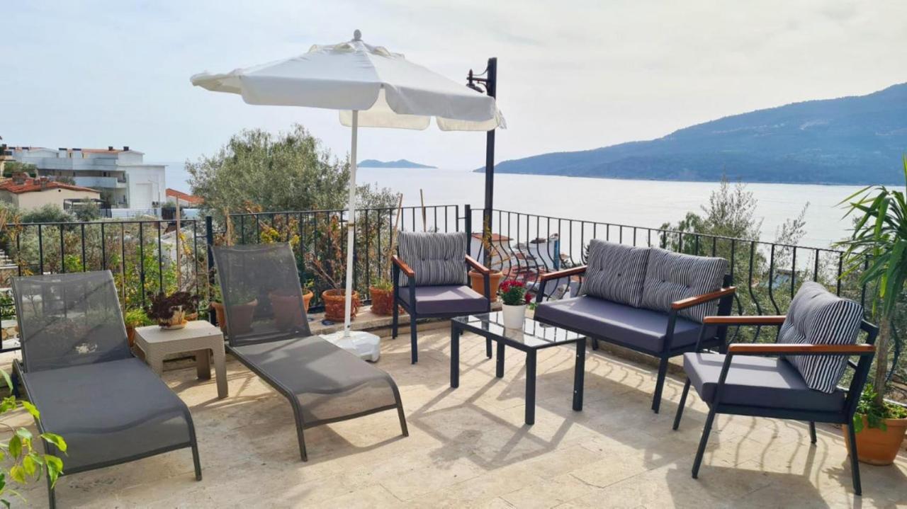 Shared Pool Flat Located 3 Min To Beach In Kalkan Apartment Exterior foto