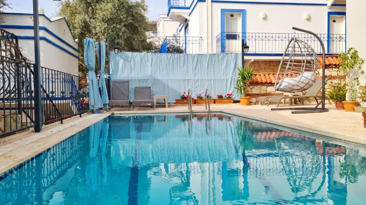 Shared Pool Flat Located 3 Min To Beach In Kalkan Apartment Exterior foto